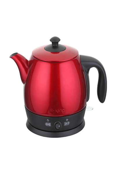King P315R Lea Kırmızı Çay Makinası