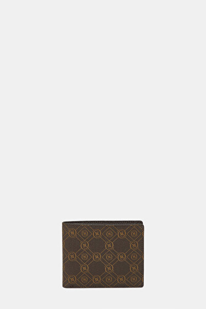 Vakko KAHVE MONOGRAM CÜZDAN