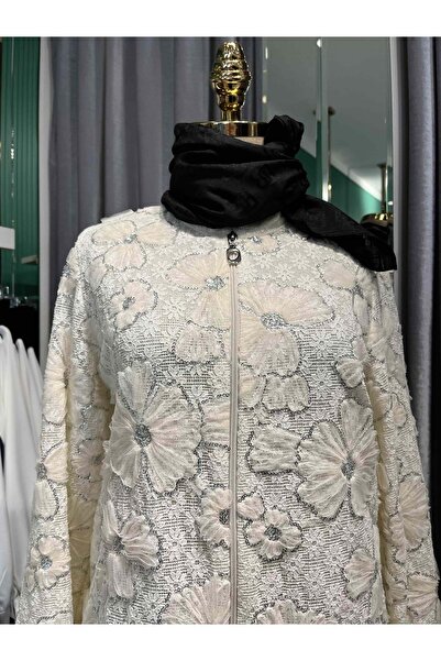 MERAM BUTİK Seli̇nada Gupture Gi̇yçik - Ecru - 40