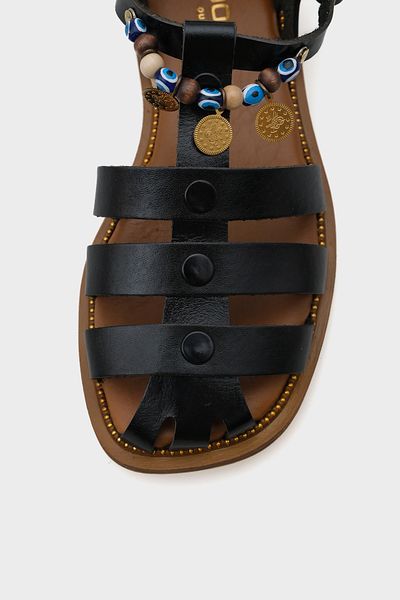 Capone Outfitters Elora Leather Women's Sandals with Akseusar
