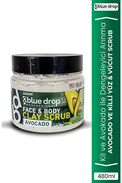 BLUE DROP Killi Yüz - Vücut Peeling Scrub, Temizleyici Pürüssüzleştirici Dola...