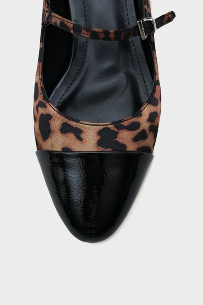 Capone Outfitters Pantofi de damă cu toc mic cu curea la gleznă