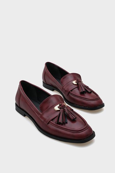 Capone Outfitters Pantofi de damă cu ciucuri cu cataramă metalică