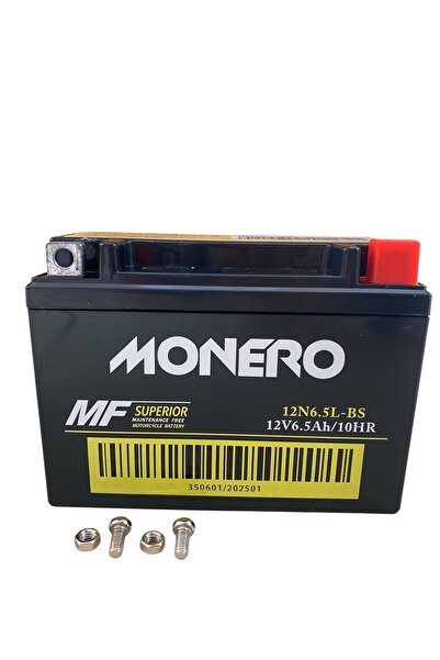 MOTORKİT MK Motosiklet Akü Monero 12 V 6.5 Ah CG - Agk - Kuba Çita - Falcon ( Ölçü 138*65*100 )