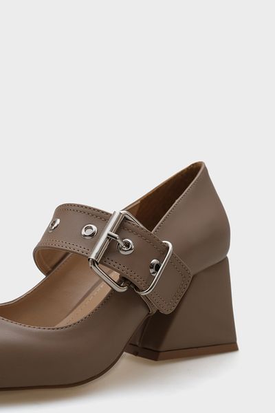 Capone Outfitters Pantofi de damă Roda cu vârf ascuțit, cu toc mediu, cu cataramă metalică