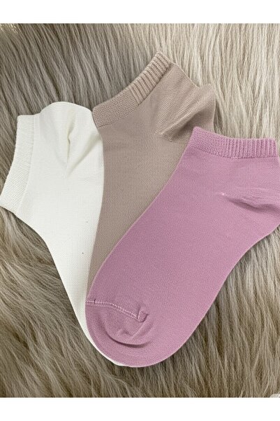 KANERUZ Natural Anti Bacterial Bamboo Booties Socks – Seamless Comfort, Pack of 3