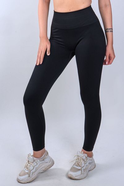 quitaly Virtus Push up Seamless/Seamless Gathered Leggings Black