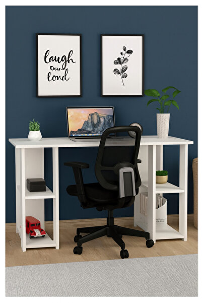 Bladimo Zen Kitaplıklı Çalışma Masası - Bilgisyar Masası