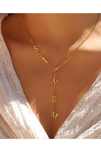 sirius jewelry 925 Ayar Gümüş Zincir Detaylı İstediğini Yazdır Y Kolye