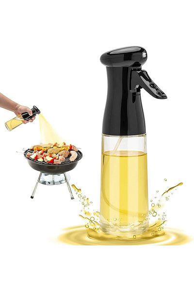 Bogadini Pulverizator de ulei 200 ml – Dozator din sticla pentru gatit