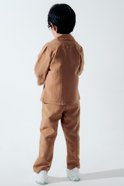 Çelix Kids Kruvaze Spor Ceketli Salaş 3’Lü Takım/Takım Elbise/Damatlık/Özel Gün Takım/Düğün/ Doğum Günü