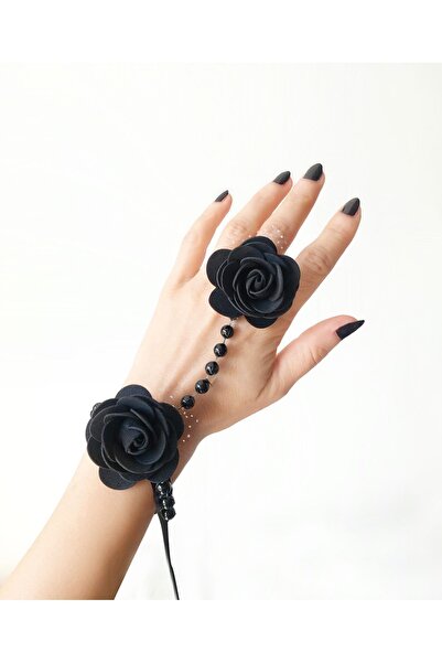 HA&NA şahmeran bileklik, nedime bilekliği, bekarlığa veda partisi, siyah inci bileklik, kadın bileklik