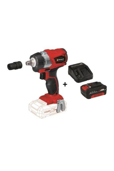 Einhell Tp-Cw 18 Li Bl Akülü Şarjlı Somun Sıkma Kömürsüz + 4.0 Ah Starter Kit