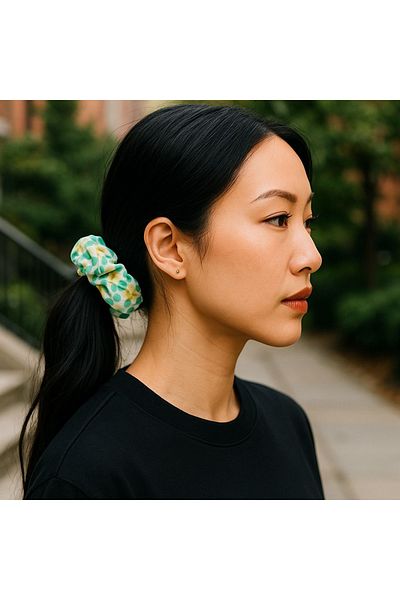 Pirene Flora Duo Scrunchie Buckle Green
