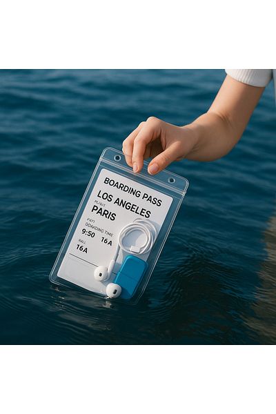 Gempo 100% Waterproof Transparent Passport Case – Safe and Stylish Protection for Your Trips