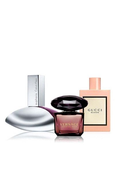 Versace Versus Exclusive 3-piece fragrance gift set from multiple brands: Gucci, Versace, Calvin Klein