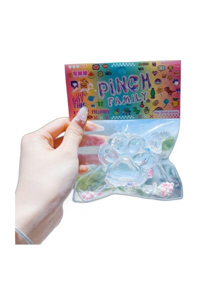 The Hub Jucarie Antistres Squishy, Labuta de Pisica Pufoasa, cu Revenire Lent...