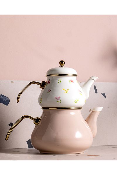 Madame Coco طقم إبريق شاي مارش - 950 مل - 2220 مل