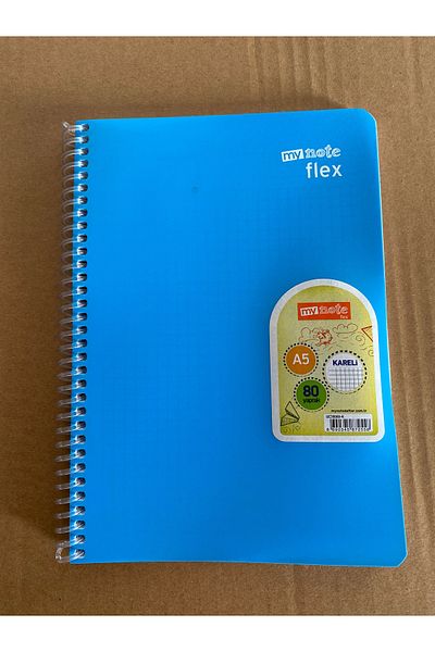 Mynote Σημειωματάριο Flex Spiral PP A5 80 Φύλλων Καρό Ποικιλία Χρωμάτων