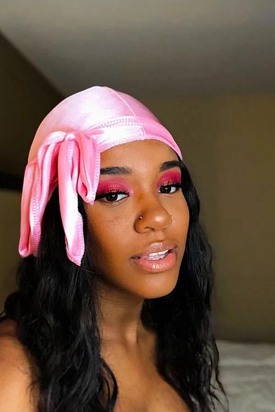 ESUSO Unisex Silky Thin Satin Fabric Shiny Durag Bandana. Men's Bandana. Women's Bandana