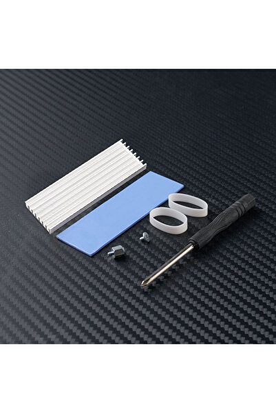 Choice Silvery Aluminum M.2 SSD Heatsink M.2 NVME NGFF 2280 Solid State Hard Disk Radiator M.2 SSD Cooler W