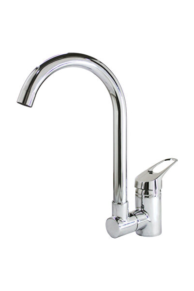 TRUVA Mix Kuğu Cam Önü Mutfak Bataryası – Estetik Çizgi, Çift Su Girişi, Tek Kollu Kontrol