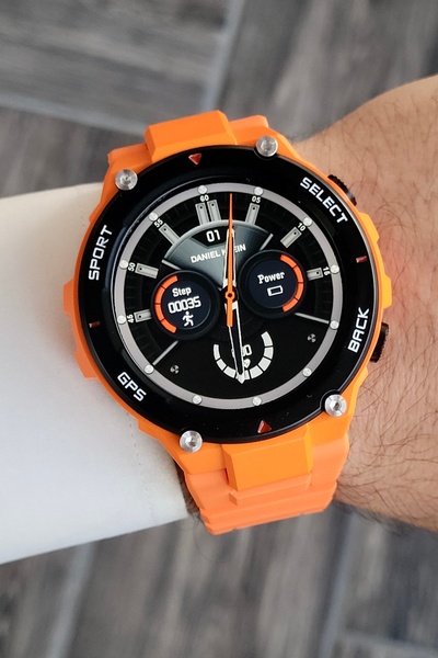 Daniel Klein Android/ios Uyumlu Arama Özellikli Turuncu Renk Kordonlu Akıllı Kol Saati