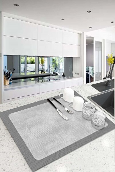 Genel Markalar Bulaşık Kurutma Matı Kurulama Örtüsü Tezgah Örtüsü Tezgah Matı...