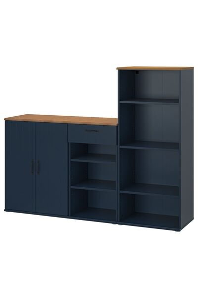 IKEA dolap kombinasyonu, beyaz, 180x140 cm