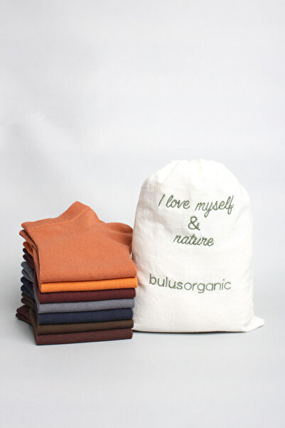 Buluş Organic Συσκευασία 7 Ανδρικά μποτάκια από οργανικό βαμβάκι, βαμβακερές κάλτσες Asorti Autumn