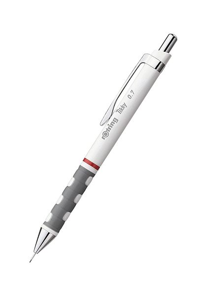 Rotring Tikky Mechanical Pencil 0.7 mm White