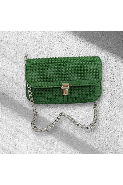 PAMUK DÜNYAM HOME Bag, Macrome Knitting, Chain ​​Hanger