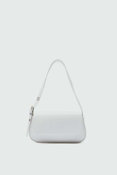 Shule Bags Mirage Baguette Bag White