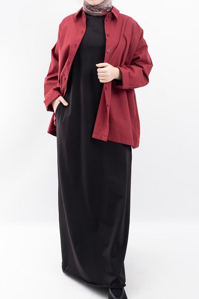 Vauva Oversize Long 100% Cotton Short Sleeve Casual Dress V00888