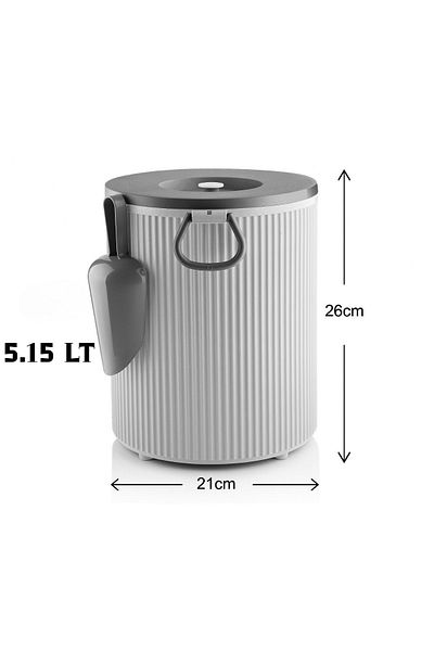 GLUS Powder and Tablet Detergent Storage Box Detergent Storage Container 5.15 Lt with Shovel Gift