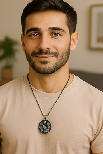 vogutima jewelery&silver by timuçin mavili قلادة فولاذية للرجال والنساء - 12 ...