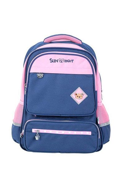 Generic Kids School Backpack Deep Blue/Pink