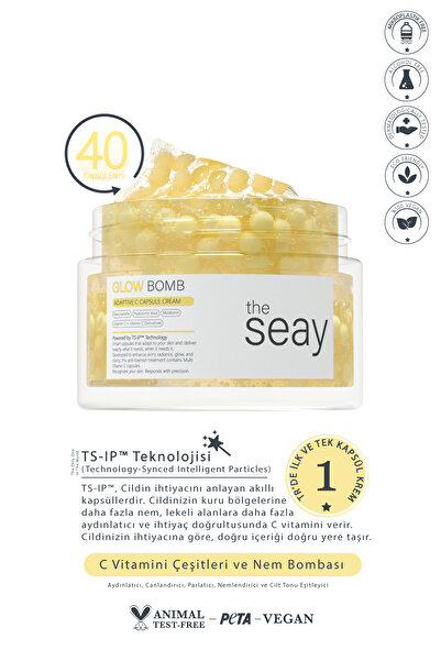 the seay Akıllı Kapsül Krem – Anında Aydınlık & Canlı Cilt, Leke Karşıtı, Yoğ...