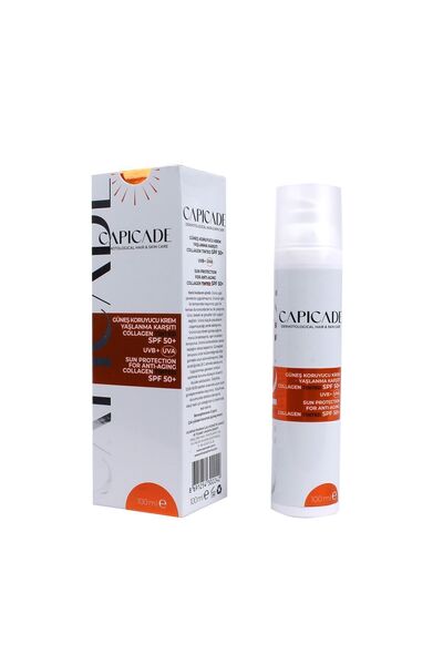 Capicade Spf 50 Collagen Tinted Güneş Koruyucu Krem