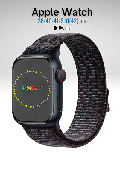 PSGT Apple Watch Uyumlu Seri: 1/2/3/4/5/6/7/8/9/se 38-40-41mm Ve Seri10-11 (4...