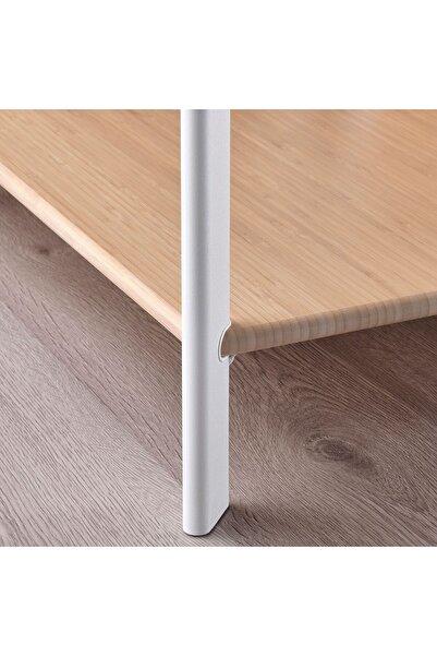 IKEA Bambu orta sehpa, Uzunluk: 80 cm  Genişlik: 80 cm  Yükseklik: 41 cm