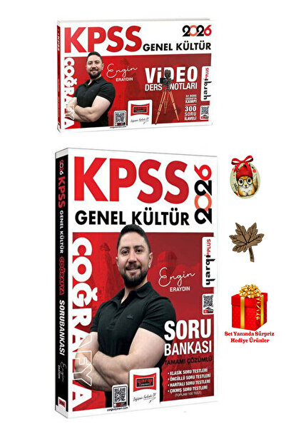 PeraMila 2026 Kpss Yargı Yayınları Coğrafya Engin Eraydın Video Ders Notu Ve Soru Bankası (4 HEDİYELİ)