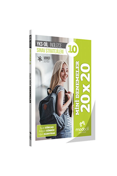 Modadil Yayınları YKS-DİL İngilizce Sınav Stratejileri 10 - Mini Denemeler 20x20
