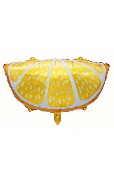 partidolu Fruit Orange Orange Shaped Foil Balloon 49x65 Cm Orange Color 1 Piece Haw