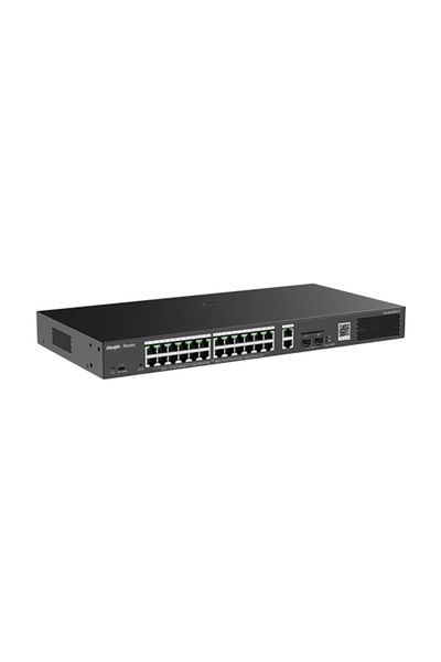 Ruijie Networks Switch 24 PoE ports, 2 GE ports, 2 SFP ports, Gigabit, Cloud Management - Ruijie RG-ES228GS-P