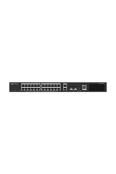 Ruijie Networks Switch 24 PoE ports, 2 GE ports, 2 SFP ports, Gigabit, Cloud Management - Ruijie RG-ES228GS-P