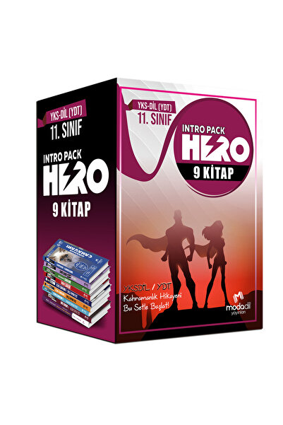 Modadil YKSDİL INTRO PACK - HERO (11. Sınıf Seti)