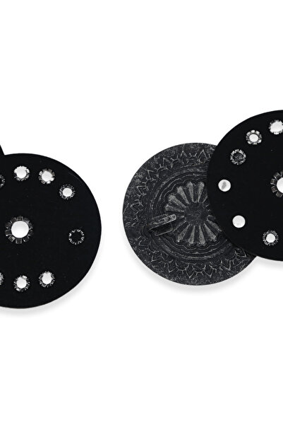 Sun Pieces Vegan Leather Vintage Round Cut Studded Bohemian Belt, Women's Belt