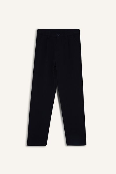 DeFacto Pantaloni de școală pentru băieți bleumarin - T8851a623au