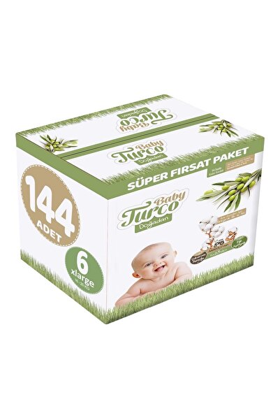 Baby Turco Bebek Bezi 6 Numara Xlarge 144 Adet